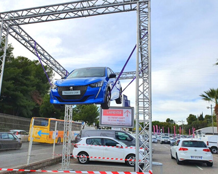 Concession Automobile Nice véhicule suspendu